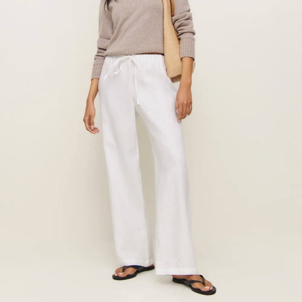 Reformation Olina Linen Pant